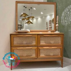 تخت-خواب-چوب-حصیر-مدل-مدرن-آینه-کنسول-پاتختی-حصیری-قیمت-خرید-فروش-بازار-نمایشگاه-تولیدی-کارخانه-مستقیم